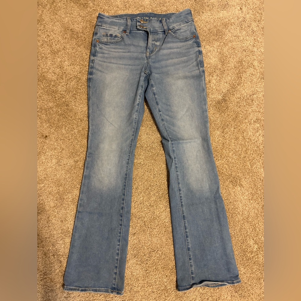 American Eagle Outfitters Light Blue Flare Jeans